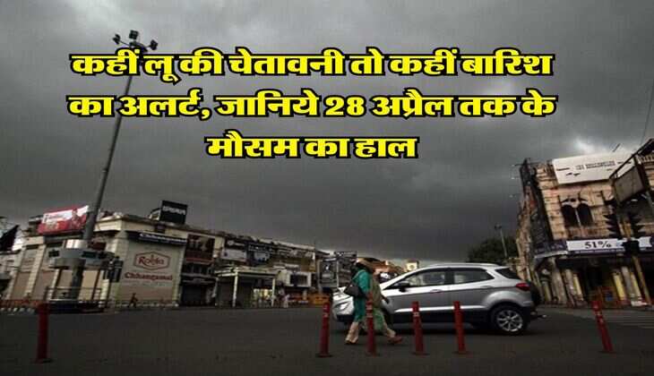 IMD Rain Alert : कहीं लू की चेतावनी तो कहीं बारिश का अलर्ट, जानिये 28 अप्रैल तक के मौसम का हाल