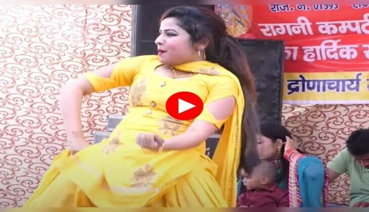 Haryanvi Dance : घूंघट कर मुस्कान बेबी ने हिला दिया अंग अंग, लोग बोले- चोली के पीछे क्या