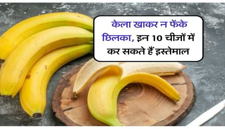जरूरी बात : केला खाकर न फेंके छिलका, इन 10 चीजों में कर सकते हैं इस्तेमाल