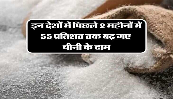 इन देशों में पिछले 2 महीनों में 55 प्रतिशत तक बढ़ गए चीनी के दाम, जानिए भारत पर पडेगा कितना असर&nbsp;