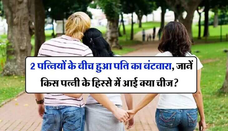 Husband Wife Story : 2 पत्नियों के बीच हुआ पति का बंटवारा, जानें किस पत्नी के हिस्से में आई क्या चीज?