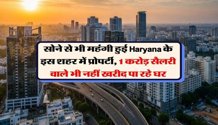 सोने से भी महंगी हुई Haryana के इस शहर में प्रोपर्टी, 1 करोड़ सैलरी वाले भी नहीं खरीद पा रहे घर