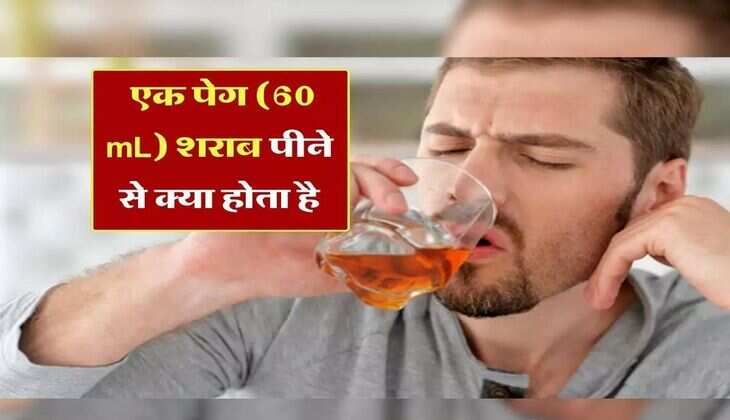 Liquor : 1 पेग यानी (60 mL) शराब पीने से क्या होता है, ड्रिंक करने वाले जान लें ये बात&nbsp;