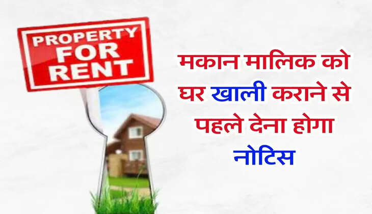 Tenant's Rights : मकान मालिक को घर खाली कराने से पहले देना होगा नोटिस