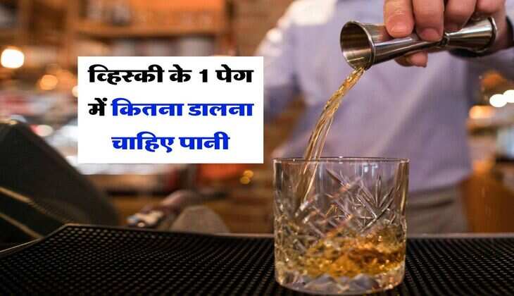 Whiskey : कोई नहीं जानता, व्हिस्की के 1 पेग में कितना डालना चाहिए पानी, रिचर्स में हुआ खुलासा 
