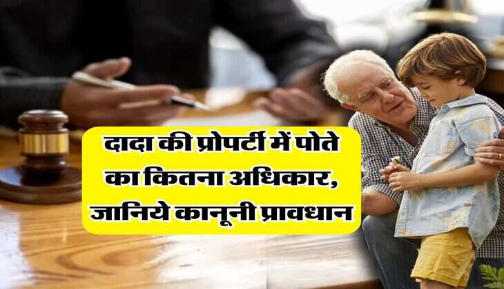grandfather's property : दादा की प्रोपर्टी में पोते का कितना अधिकार, जानिये कानूनी प्रावधान