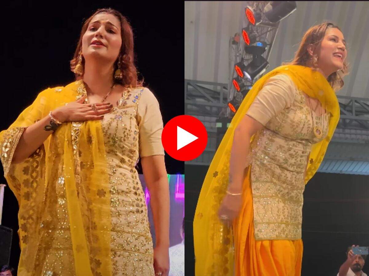 Sapna Choudhary Dance : अंधेरी रात में सपना चौधरी ने गाने की धुन पर हिलाया बदन, खुले बालों में किए फैंस की तरफ प्यार भरे इशारे