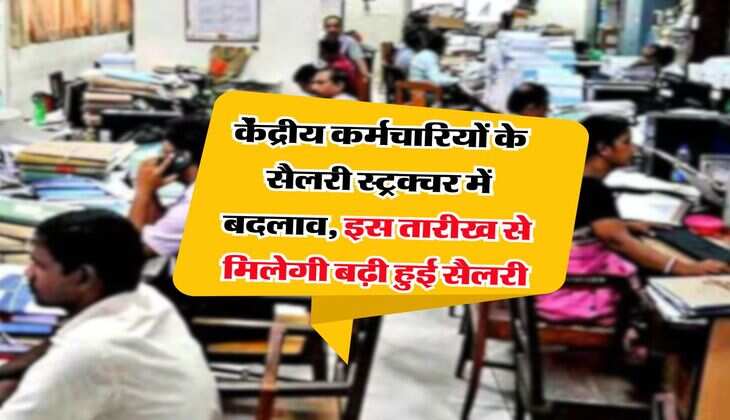 8th pay commission salary structure : केंद्रीय कर्मचारियों के सैलरी स्ट्रक्चर में बदलाव, इस तारीख से मिलेगी बढ़ी हुई सैलरी