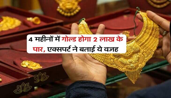 Gold Target Price : 4 महीनों में गोल्ड होगा 2 लाख के पार, एक्सपर्ट ने बताई ये वजह