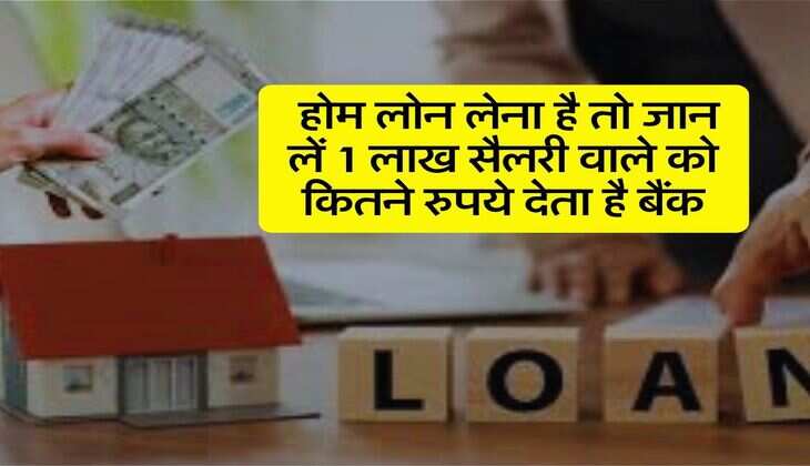 Home Loan Calculation : होम लोन लेना है तो जान लें 1 लाख सैलरी वाले को कितने रुपये देता है बैंक