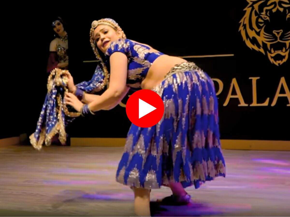 Gori Nagori Dance : लहंगा चोली में गोरी नगोरी ने लगाए भारी भारी ठुमके, अदाओं से लूट ली महफिल