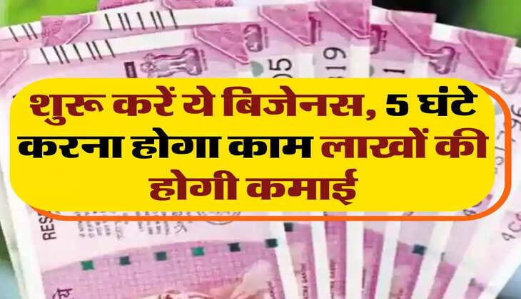 Business Idea: शुरू करें ये बिजेनस, 5 घंटे करना होगा काम लाखों की होगी कमाई