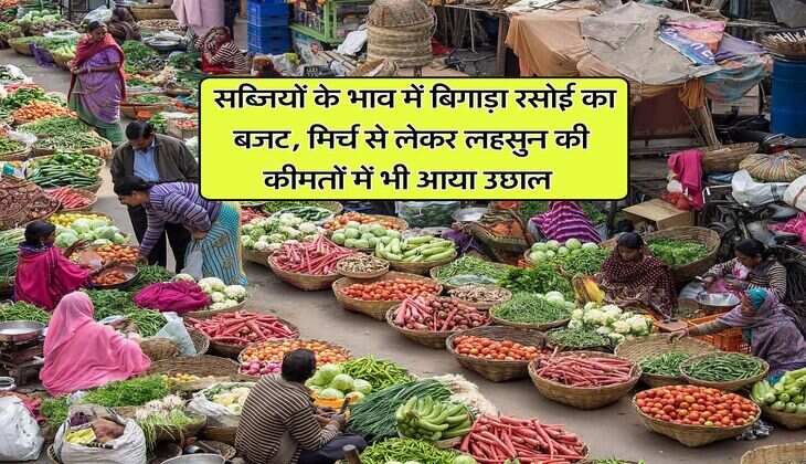 Vegetables Prices : सब्जियों के भाव में बिगाड़ा रसोई का बजट, मिर्च से लेकर लहसुन की कीमतों में भी आया उछाल
