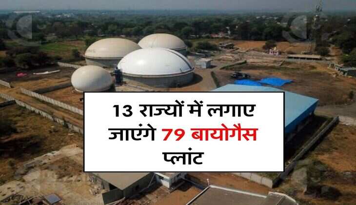 Biogas Plant : 13 राज्यों में लगाए जाएंगे 79 बायोगैस प्लांट, इस राज्य को मिले सबसे ज्यादा