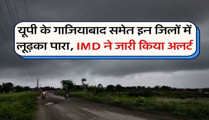 UP Weather Update : यूपी के गाजियाबाद समेत इन जिलों में लूढ़का पारा, IMD ने जारी किया अलर्ट