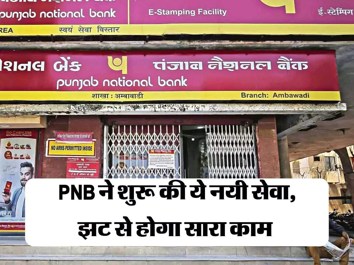 PNB ने शुरू की ये नयी सेवा, झट से होगा सारा काम 