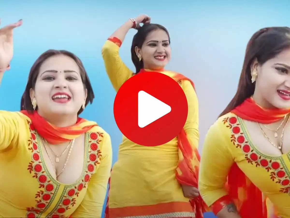 Haryanvi Dance Video  नीले सूट में प्रियंका चौधरी का डांस देख अधेड़ उम्र के ताऊ भी करने लगे डांस, वीडियो वायरल