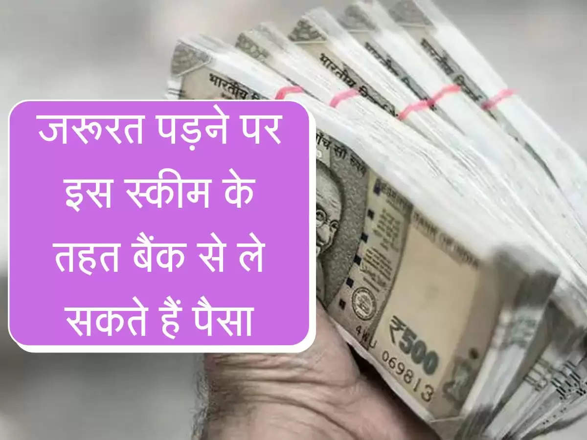 Bank Scheme : जरूरत पड़ने पर इस स्कीम के तहत बैंक से ले सकते हैं पैसा, जानिए प्रोसेस