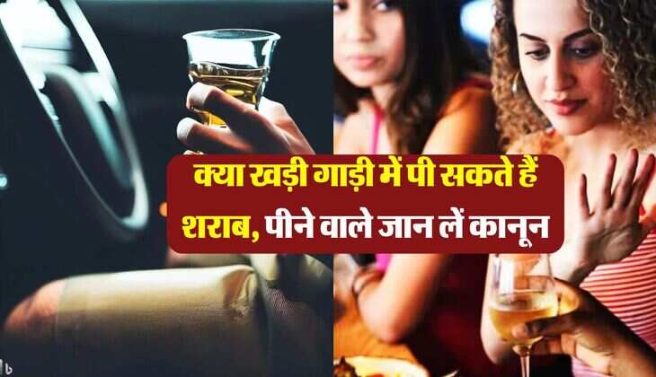 Alcohol in car : क्या खड़ी गाड़ी में पी सकते हैं शराब, पीने वाले जान लें क्या कहता है कानून