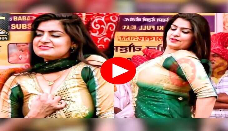 Monika Choudhary Dance : भरी महफिल में मोनिका चौधरी ने धर धर के लगाए ठुमके