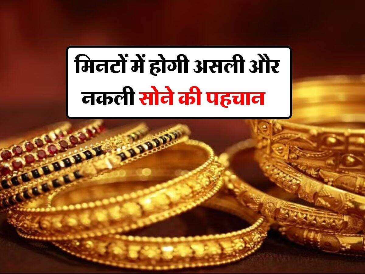 Identification Of Gold : मिनटों में होगी असली और नकली सोने की पहचान बस करलें ये घरेलू उपाय