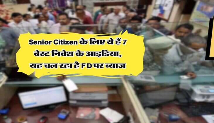 Senior Citizen के लिए ये हैं 7 बेस्ट निवेश के आइडिया, यह चल रहा है FD पर ब्याज