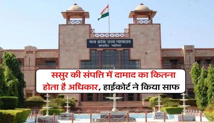 High Court Decision : ससुर की संपत्ति में दामाद का कितना होता है अधिकार, हाईकोर्ट ने किया साफ