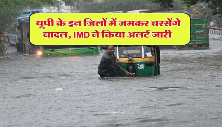 IMD Alerts in UP : यूपी के इन जिलों में जमकर बरसेंगे बादल, IMD ने किया अलर्ट जारी