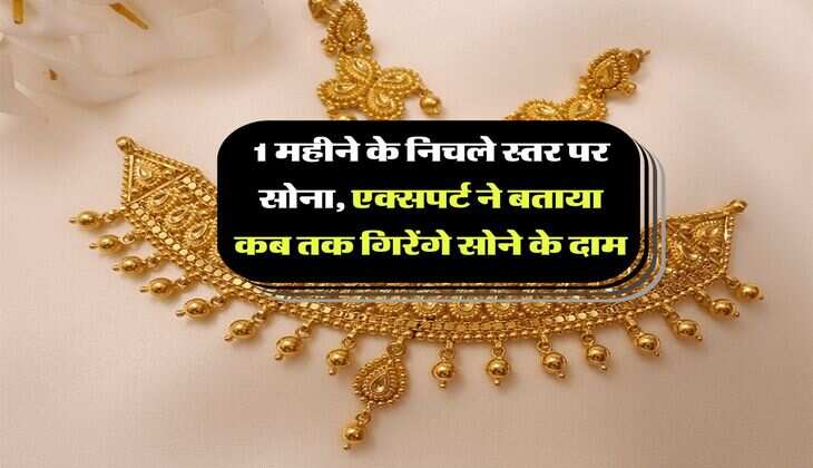 MCX Gold Rate : 1 महीने के निचले स्तर पर सोना, एक्सपर्ट ने बताया कब तक गिरेंगे सोने के दाम