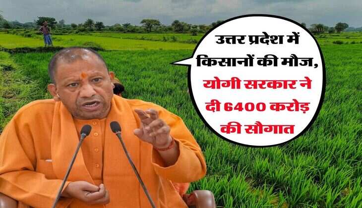 उत्तर प्रदेश में किसानों की मौज, योगी सरकार ने दी 6400 करोड़ की सौगात