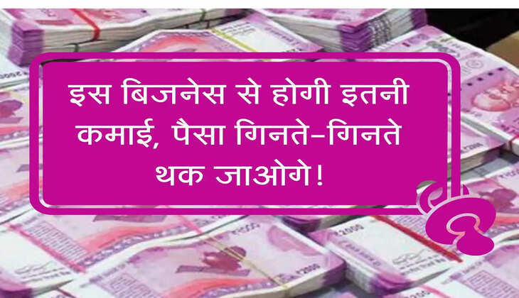 इस बिजनेस से होगी इतनी कमाई, पैसा गिनते-गिनते थक जाओगे!