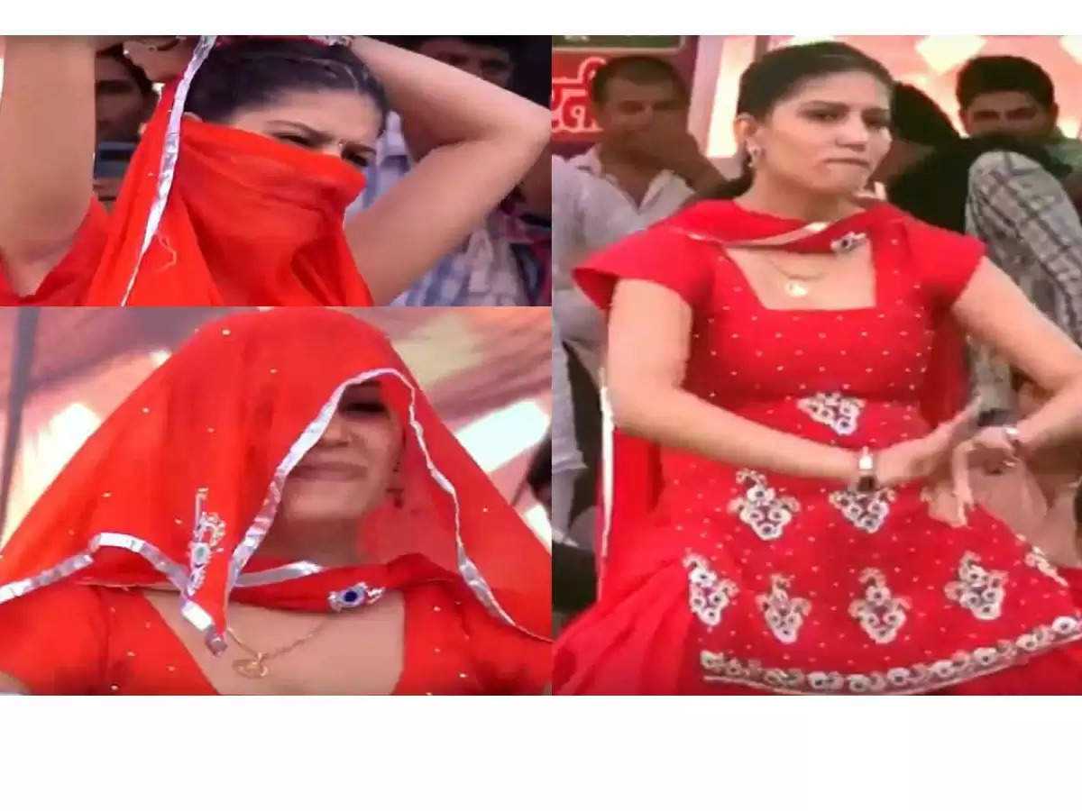 Haryanvi Dance सपना चौधरी ने लाल सूट में ढाया कहर, डांस देख फैंस हुए दिवाने