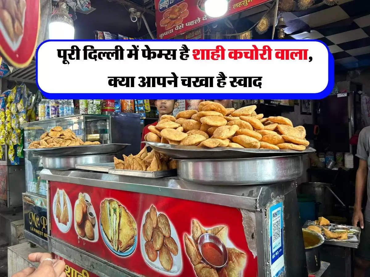 Delhi Famous Food : पूरी दिल्ली में फेम्स है शाही कचोरी वाला, क्‍या आपने चखा है स्‍वाद