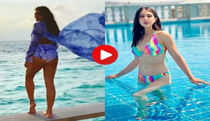 समुद्र के किनारे ठंडी रेत में लेटी Sara Ali Khan, देख फैंस के दिलों में उठा तुफान