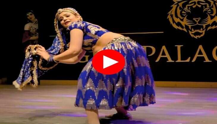 Gori Nagori Dance : बैकलेस चोली में गोरी नागोरी ने घुमाई कमर, अदाएं देख बूढ़े भी हुए जवान