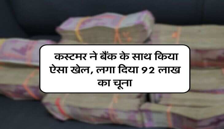 UP News : कस्टमर ने बैंक के साथ किया ऐसा खेल, लगा दिया 92 लाख का चूना