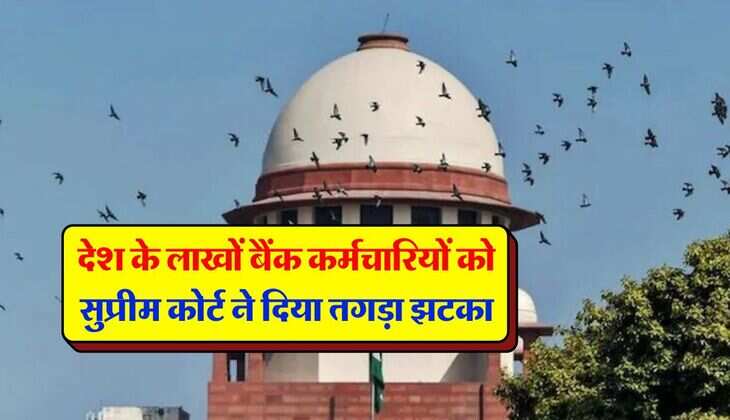 Supreme Court Decision : देश के लाखों बैंक कर्मचारियों को मिला तगड़ा झटका, सुप्रीम कोर्ट ने सुना दिया ये फैसला