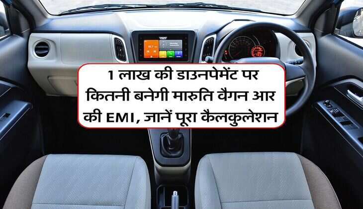 Maruti Wagon R : 1 लाख की डाउनपेमेंट पर कितनी बनेगी मारुति वैगन आर की EMI, जानें पूरा कैलकुलेशन