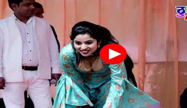 Haryanvi Dance Video : मुस्कान बेबी ने &nbsp;स्टेज पर किया उछल- उछलकर डांस, मूव्ज देख बेकाबू हुए फैंस