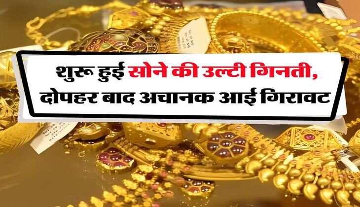 MCX Gold Rate : शुरू हुई सोने की उल्टी गिनती, दोपहर बाद अचानक आई गिरावट