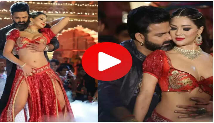 Namrata Malla Videos: 'लाल घाघरा' पर नम्रता मल्ला ने पवन सिंह के साथ रोमांस की सारें हदें की पार, देखें वीडियो