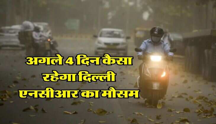 Delhi NCR Weather : अगले 4 दिन कैसा रहेगा दिल्ली एनसीआर का मौसम, जान लें मौसम विभाग की भविष्यवाणी