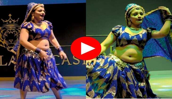 Haryanvi Dance : परफ्यूम लगावे चुन्नी में गाने पर गोरी नागोरी ने नाच नाच तोड़ा स्टेज