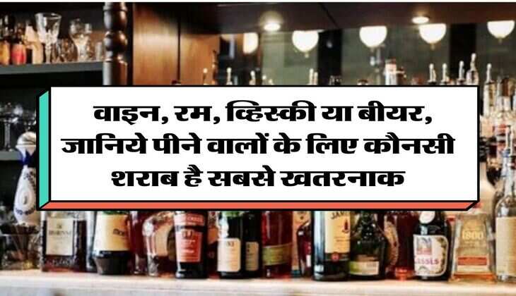 Liqour :  वाइन, रम, व्हिस्की या बीयर, जानिये पीने वालों के लिए कौनसी शराब है सबसे खतरनाक