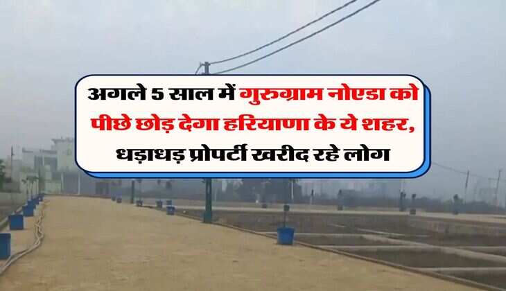अगले 5 साल में गुरुग्राम नोएडा को पीछे छोड़ देगा हरियाणा के ये शहर, धड़ाधड़ प्रोपर्टी खरीद रहे लोग