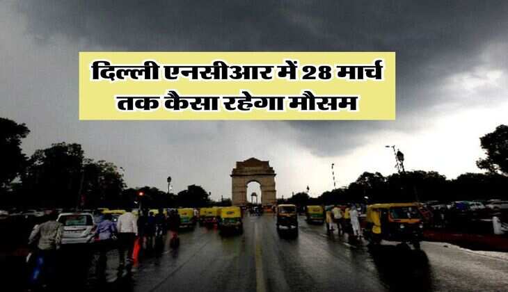 Delhi NCR Weather : दिल्ली एनसीआर में 28 मार्च तक कैसा रहेगा मौसम, दिल्ली वाले जान लें मौसम विभाग का अपडेट