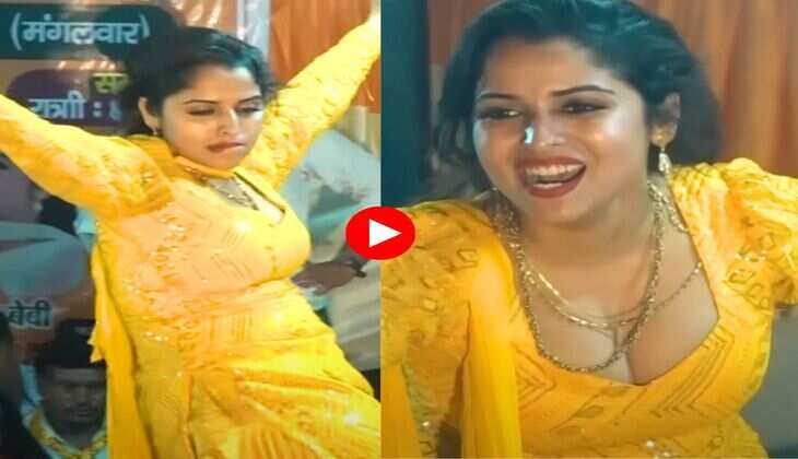 Haryanvi Dance : टाइट सूट में मुस्कान बेबी बोलीं- मेरा के नापेगा भरतार, अदाएं देखकर झूमने लगे फैंस