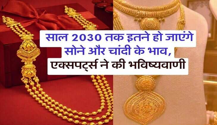 Gold silver rate : साल 2030 तक इतने हो जाएंगे सोने और चांदी के भाव, एक्सपर्ट्स ने की भविष्यवाणी