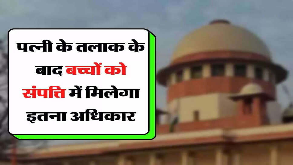 Wife Divorce - कोर्ट ने सुनाया फैसला, पत्नी के तलाक के बाद बच्चों को संपत्ति में मिलेगा इतना अधिकार