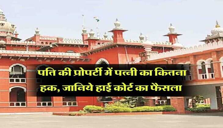 High Court Decision : पति की प्रोपर्टी में पत्नी का कितना हक, जानिये हाई कोर्ट का फैसला